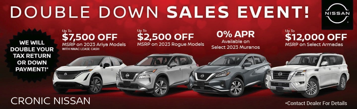 Double Down Sales Event!
